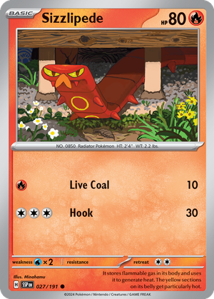 Sizzlipede card image