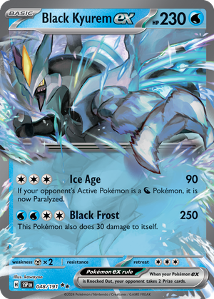 Black Kyurem ex card image