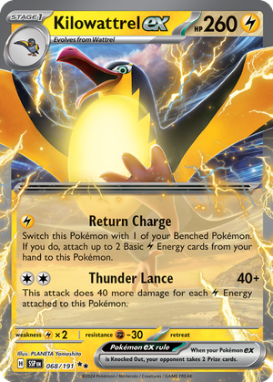 Kilowattrel ex card image