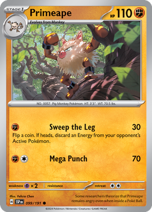 Primeape card image