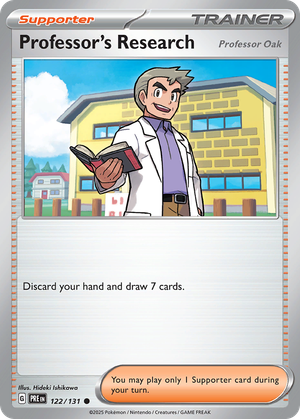 Professor's Research (Professor Oak) card image