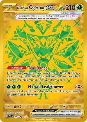 Teal Mask Ogerpon ex card image