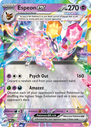 Espeon ex card image