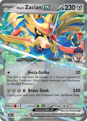 Hop's Zacian ex card image