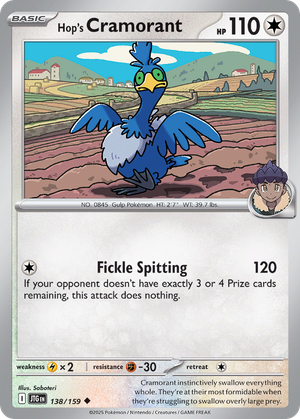 Hop's Cramorant card image