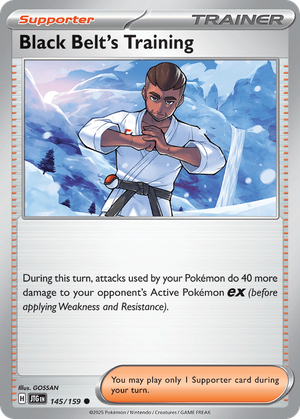 Black Belt's Training card image