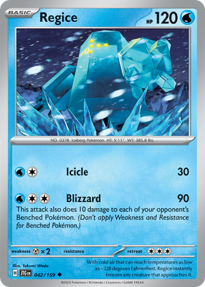 Regice card image
