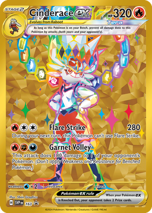 Cinderace ex card image