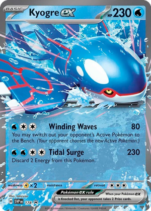 Kyogre ex card image
