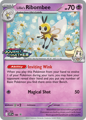 Lillie's Ribombee card image