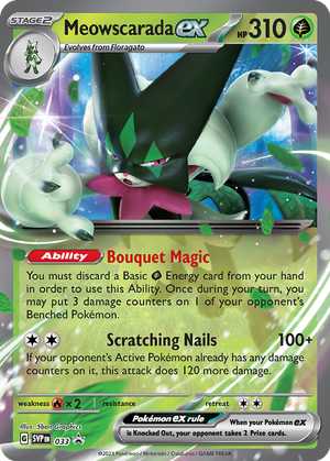 Meowscarada ex card image