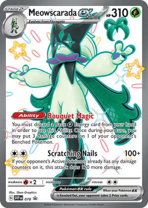 Meowscarada ex card image