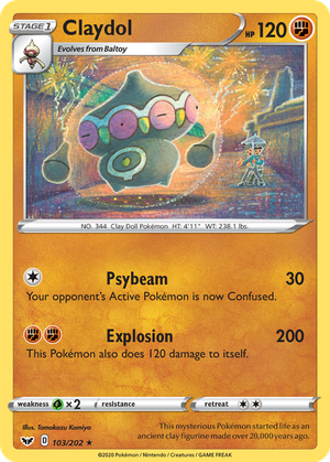 Claydol card image