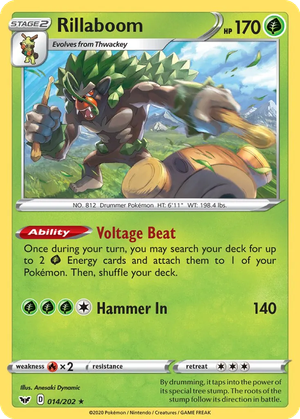 Rillaboom card image