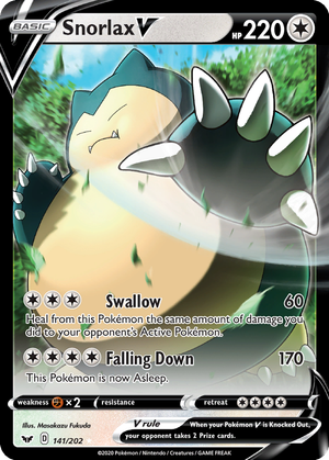 Snorlax V card image