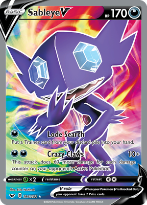 Sableye V card image