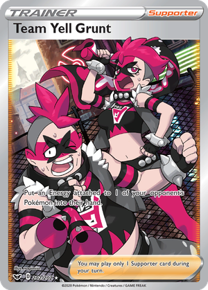 Team Yell Grunt card image