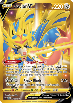Zacian V card image