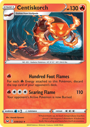 Centiskorch card image