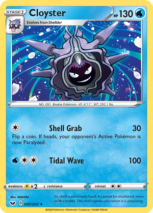 Cloyster card image