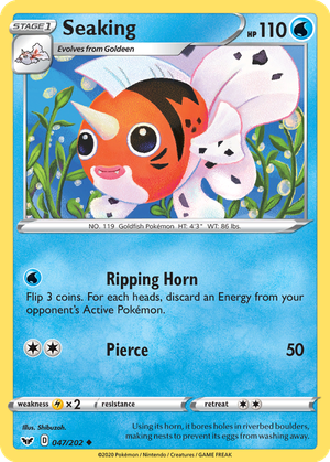 Seaking card image
