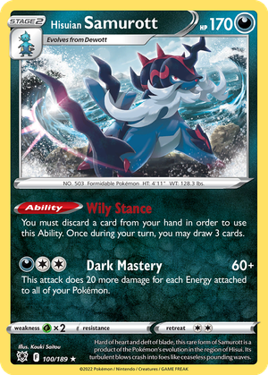 Hisuian Samurott card image