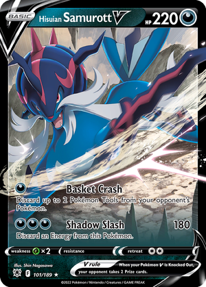 Hisuian Samurott V card image