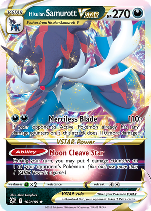 Hisuian Samurott VSTAR card image
