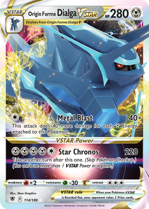 Origin Forme Dialga VSTAR card image