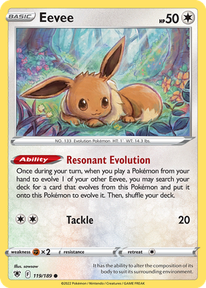 Eevee card image