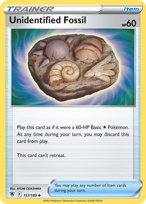 Unidentified Fossil card image