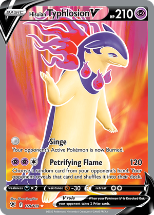 Hisuian Typhlosion V card image