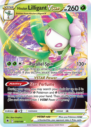 Hisuian Lilligant VSTAR card image