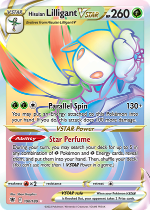 Hisuian Lilligant VSTAR card image