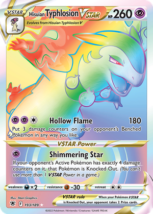 Hisuian Typhlosion VSTAR card image