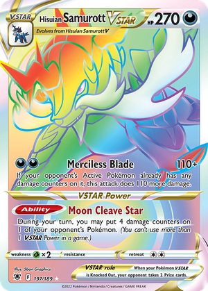 Hisuian Samurott VSTAR card image