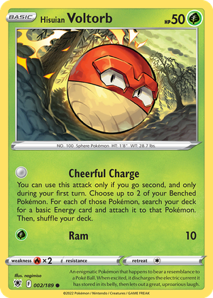 Hisuian Voltorb card image