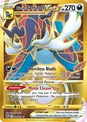 Hisuian Samurott VSTAR card image
