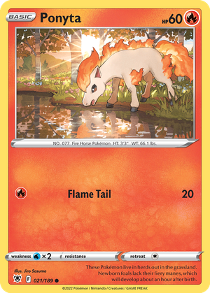 Ponyta card image