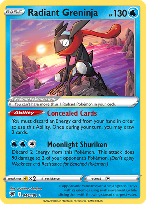 Radiant Greninja card image