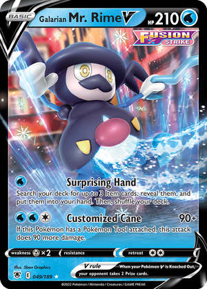 Galarian Mr. Rime V card image