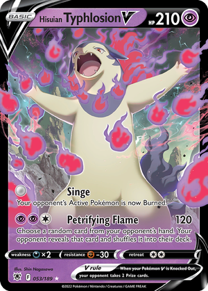 Hisuian Typhlosion V card image
