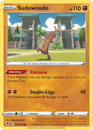 Sudowoodo card image