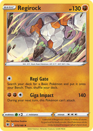 Regirock card image