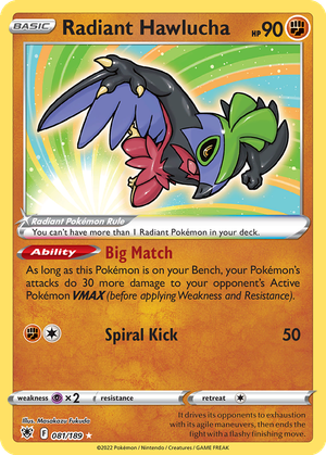 Radiant Hawlucha card image