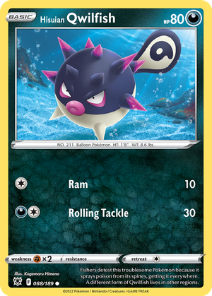 Hisuian Qwilfish card image