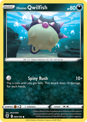 Hisuian Qwilfish card image