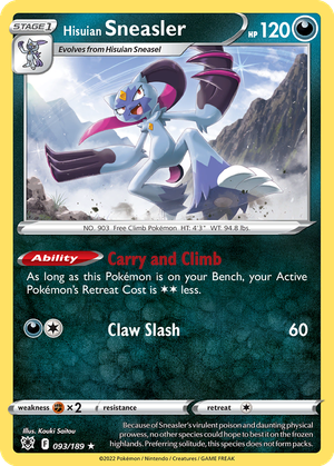 Hisuian Sneasler card image