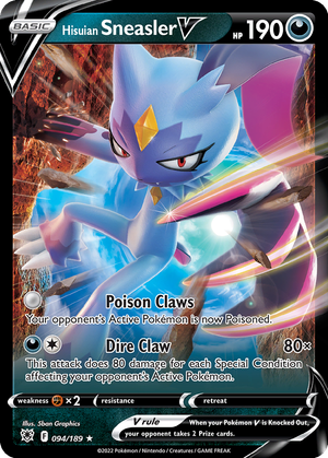 Hisuian Sneasler V card image