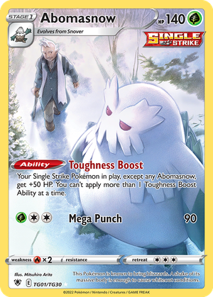 Abomasnow card image